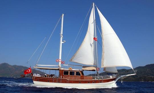 AURA This Beautiful Deluxe Gulet is for 8 Guests and has 3 Crew