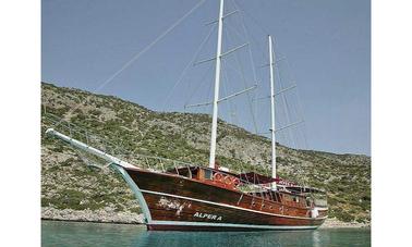 ALPER A. This Wonderful Deluxe Gulet Yacht is 32 m Long and for 16 People