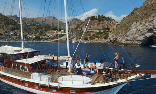 Taormina Cruise party on a 60-ft Boat 