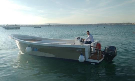 excursão à ilha de Ortigia (barco de turismo em Siracusa)