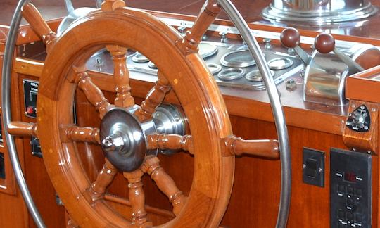 classic charm of a vintage yacht