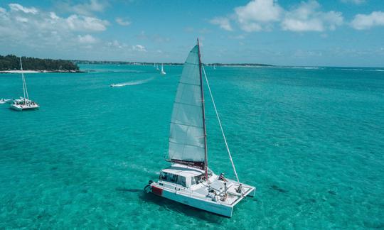 Louez un catamaran de croisière de 10 passagers à Trou d'Eau Douce, à Maurice