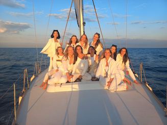 Barcelona Private Group 2 hours Special Sunset Sailing Luxury Sailboat.