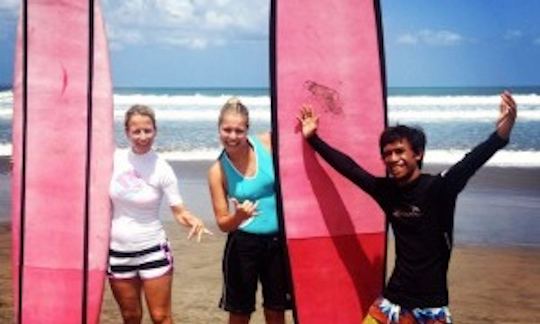 Surfing Lesson in Pekutatan Jembrana!