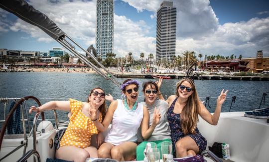 Excursion en voilier de 6 heures à Barcelone avec le monocoque Jeanneau Sun Odyssey Cruising