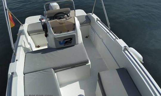 Rent boat B550 'Perseis' (6p) without licence in Palma, Spain