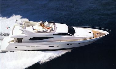 Charter Luxury Ferreti Power Mega Yacht in Eilat, Israel