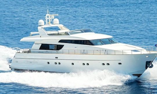 Super yacht italien de luxe San Lorenzo 72 à Dubaï -En excellent état -