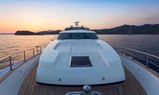 Super yacht italien de luxe San Lorenzo 72 à Dubaï -En excellent état -