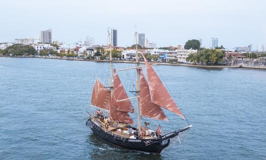 Aventura de barco pirata em Cartagena, Colômbia