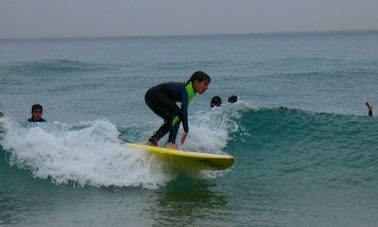 Learning To Surf‎ in Sdot Yam, Israel