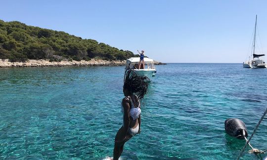 Swimming from the boat