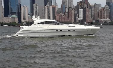 Private Yacht Charter on 60ft Sexy Yacht  In NYC or Jersey City, NJ