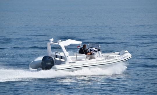 RIB Sportis MC-6800 + Yamaha 200 CV à Louer à Selce