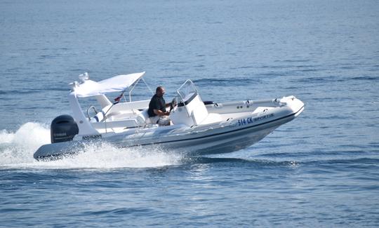 RIB Sportis MC-6800 + Yamaha 200 CV à Louer à Selce