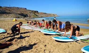 Stand Up Paddle in Crete, Greece