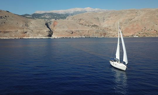 Sailing Daily Trip on the Top Coasts of Crete aboard Bavaria 47 Sailboat