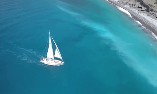 Sailing Daily Trip on the Top Coasts of Crete aboard Bavaria 47 Sailboat