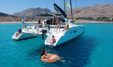 Catamaran Private Daytrip / Lindos / Rhodos / Blue lagoon / Lunch / Drinks