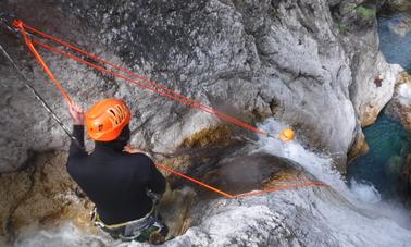 Experience a fairy tale adventure? Book Guided Canyoning Trip in Soča now!