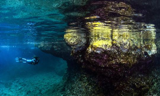 クロンダイビングでのダイビング、ラブ島