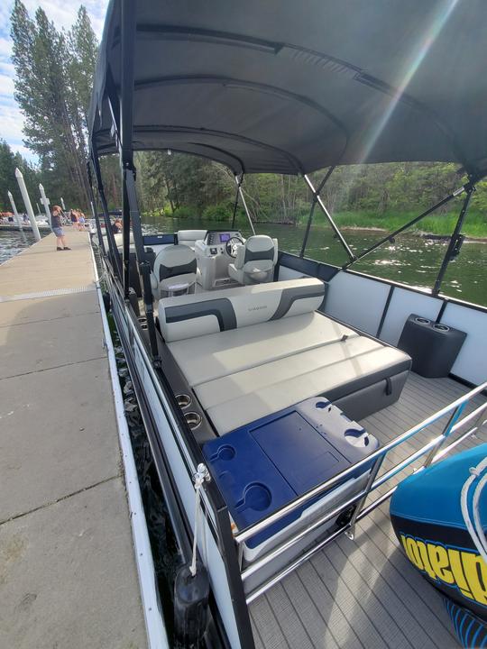 ¡Viaggio Tri Toon 2023 con motor Mercury de 250 HP en Coeur d'Alene, Idaho!