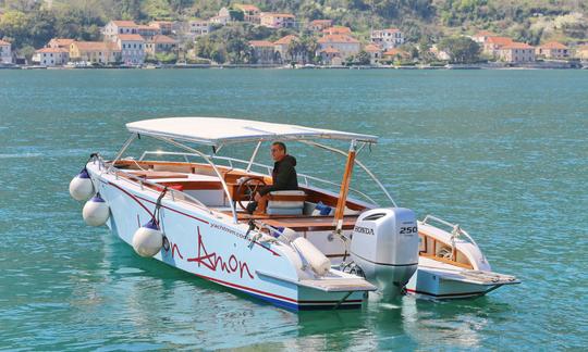 3h de passeio de barco pela caverna azul na Baía de Kotor com a lancha VIP Don Amon 2022