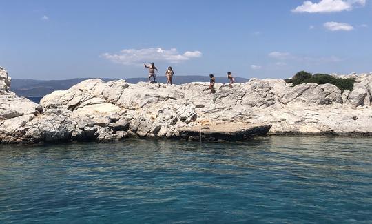 Excursion quotidienne de Spetses/Porto Cheli aux îles Dokos et Hydra avec Nimbus T11