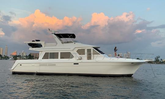 Ultimate Luxury Yacht - 60' Navigator Yacht Rental in North Miami Beach, Florida