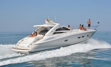 53' Sunseeker Power Mega Yacht Rental in Quarteira, Faro