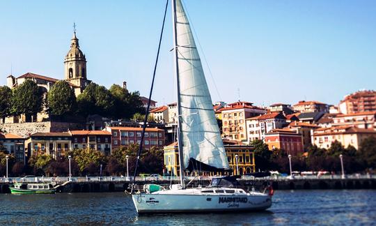 Location de voile à bord d'un Sun Odyssey 40.3 à Bilbo, Espagne