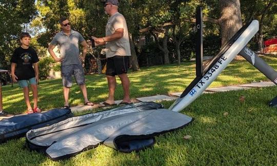 Découvrez le vol en eFoil sur le lac Travis