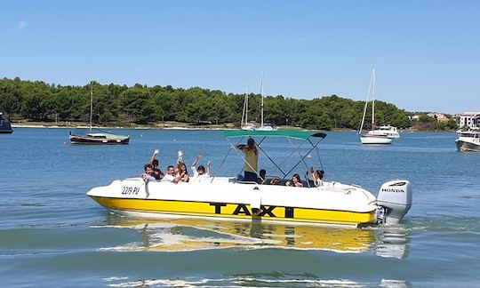 Taxi Boat Rental in Medulin, Croatia!