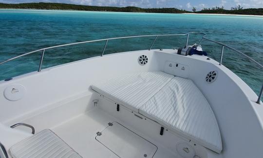 Great Exuma Private boat tour Pro Line 25 Sport Center console!