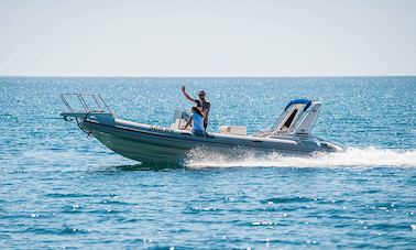 Speedboat Tours around the Rovinj Archipelago with Ragusa 750 RIB