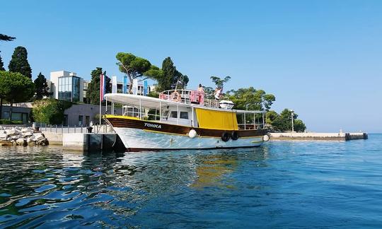 Excursión privada en barco para hasta 46 pasajeros en Rovinj