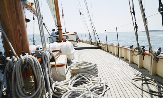 Private Charters on Classic 80' Sailing Schooner in Salem, Massachusetts