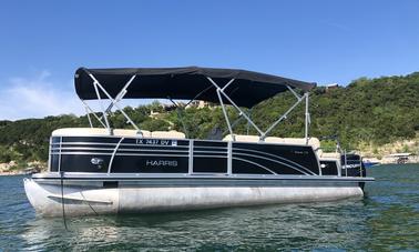 Award-winning Harris 230 Sunliner Pontoon with Captain | Best of 2023