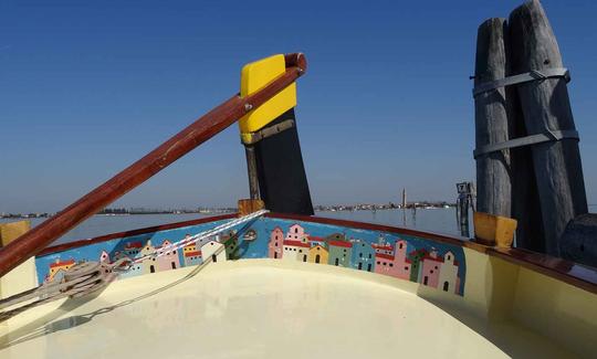 Alugue o barco veneziano tradicional “El Sultan” Bragozzo de 28 pés em Venezia, Veneto