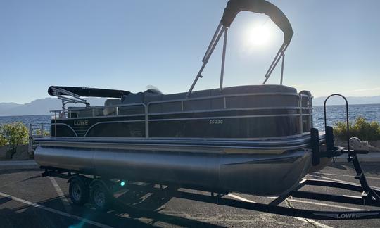 23' Lowe Tritoon 150 hp Tahoe Lake