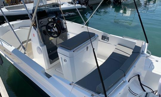 Lancha rápida para 7 personas sin licencia, Compass 165 cc, Halkidiki