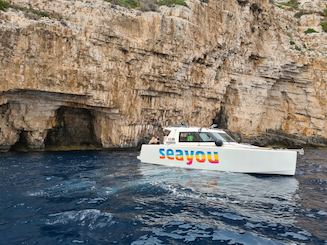 Luxury Boat Full Day Blue Cave And Hvar Island Hopping Tour From Milna, Brac