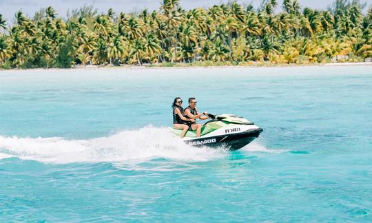 Visita guiada en moto acuática en Bora Bora, Polinesia Francesa