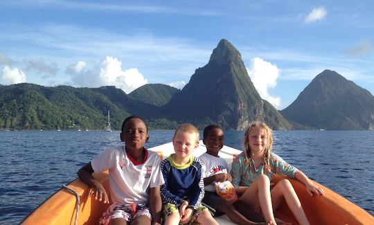 Passeio de barco de dia inteiro até Soufriere