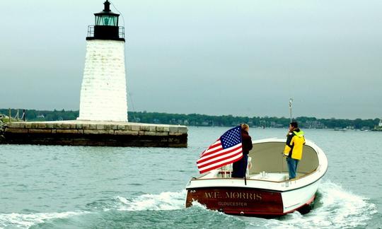 Oldport 26 Yacht Club Launch for charter in Newport RI