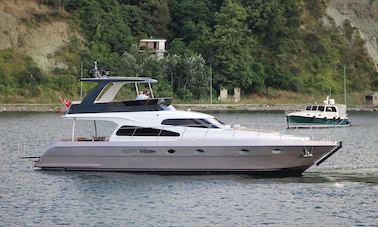 Charter the 12 Person Motor Yacht with Flybridge in İstanbul