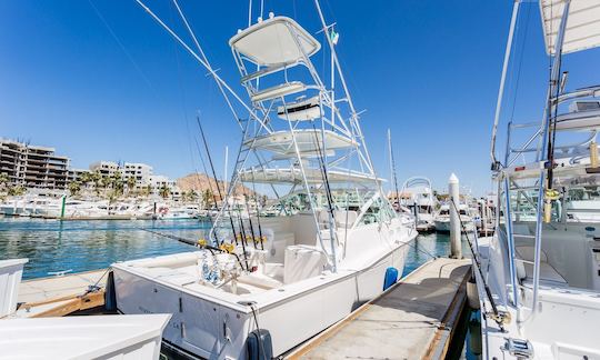 Fishing charter avaialble in Baja California Sur, Mexico aboard 35' Cabo Expres