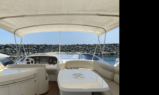 6 Person 'Black Pearl' Motor Yacht Rental in Pareklisia, Cyprus