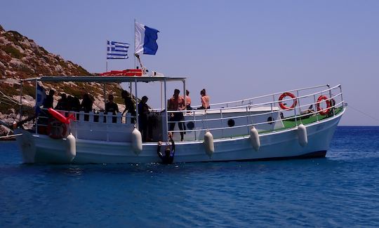 Private Boat Trip to Kos Island (max. 6 persons) onboard a Traditional Greek Boat with friendly crew!