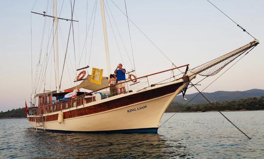 Alquiler de goletas para 12 personas en Bodrum, Mugla